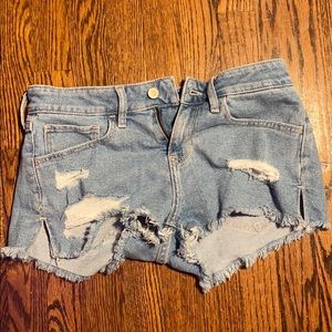 hollister jean shorts